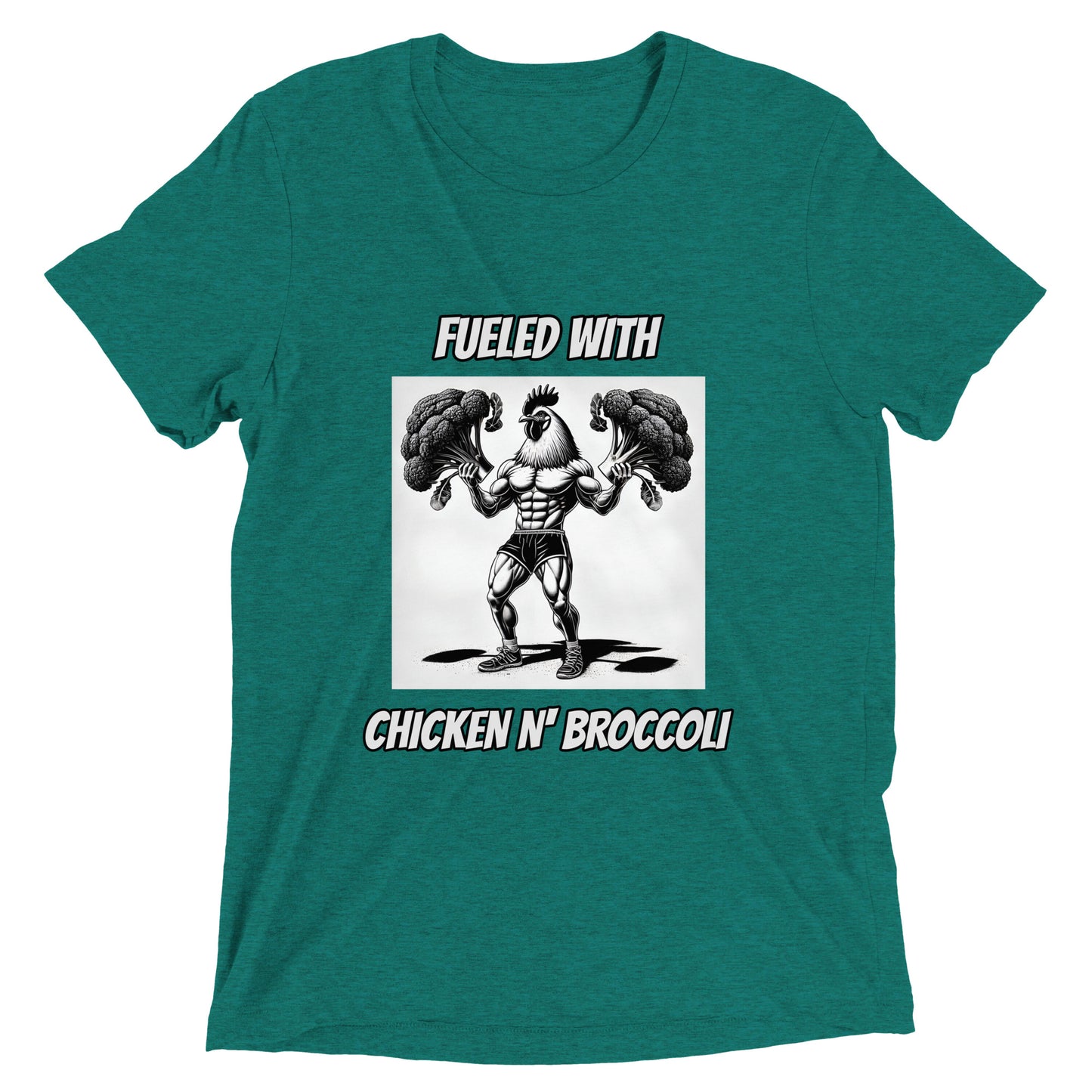 Chicken and Broccoli - Short sleeve t-shirt